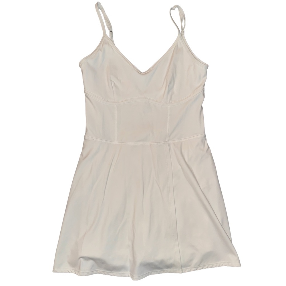 White Athleisure Dress